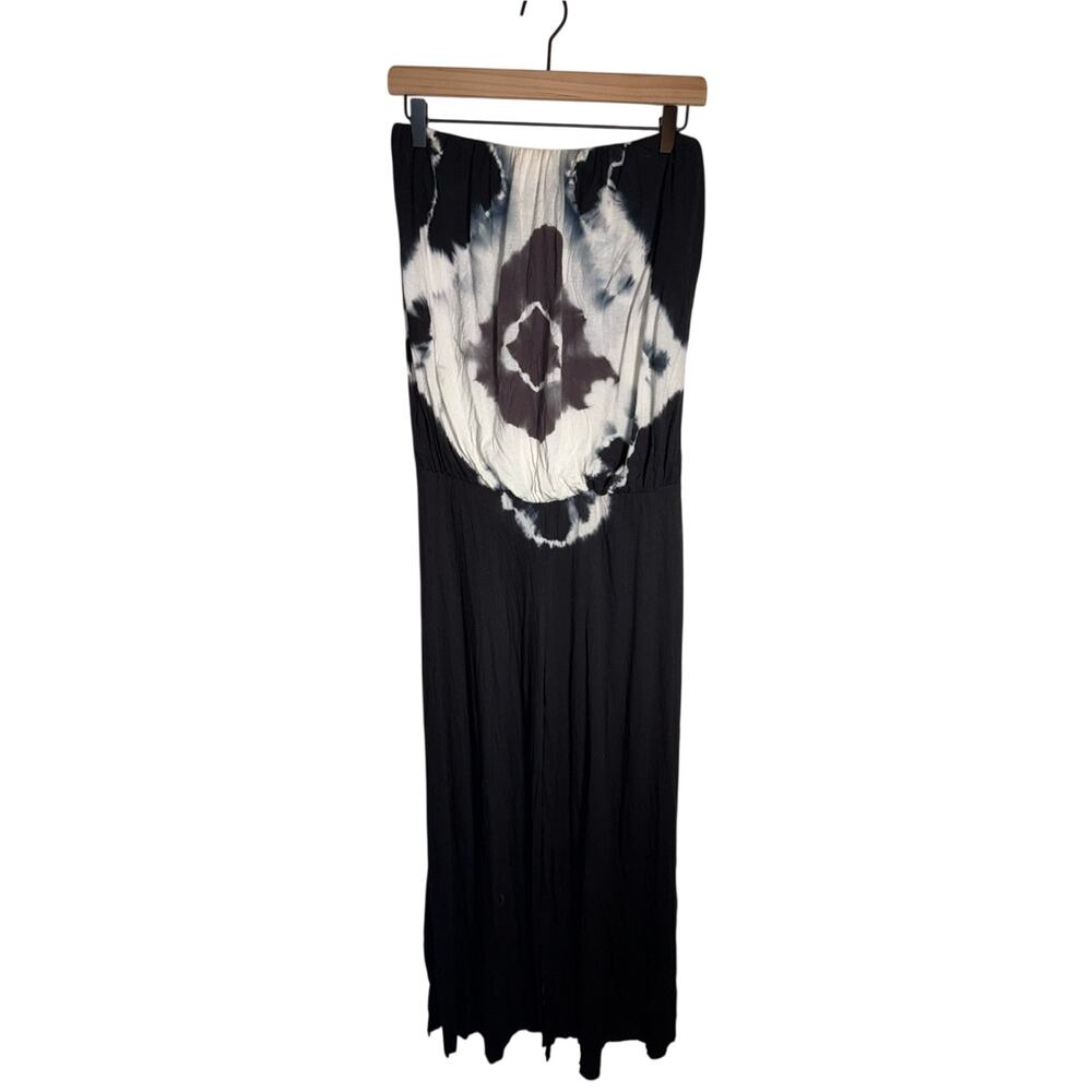 YOUNG FABULOUS AND BROKE cotton boho sleeveless tie dye jumpsuit S